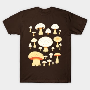 Mushroom Pattern T-Shirt